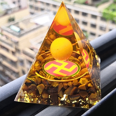 pyramide d'orgone en résine(PW-WG34753-01)-4