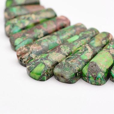 Assembled Gold Line and Imperial Jasper Beads Strands(G-P298-K02)-2