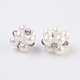 Imitation Pearl and Glass Beads Woven Beads(LAMP-K032-B04)-1