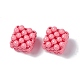 Handmade Opaque Plastic Woven Beads(KY-P015-06D)-3