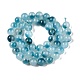 teints naturels blancs perles de jade brins(G-T138-8mm-210-7)-2
