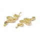Brass Micro Pave Cubic Zirconia Connector Charms(KK-E068-VC031)-3