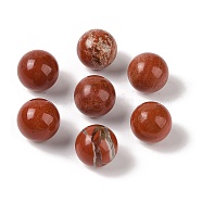 Natural Red Jasper No Hole Sphere Beads, Round, 14mm(G-K353-04C-07)