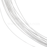 1Pc 999 Fine Silver Sterling Silver Wire, Round, for Rings Bangles Jewelry Making, 1 Sheet Double Sided Suede Fabric Silver Polishing Cloth, Silver, 32 Gauge, Wire: 0.2mm, about 16.40 Feet(5m)/pc(STER-BC0002-07C)