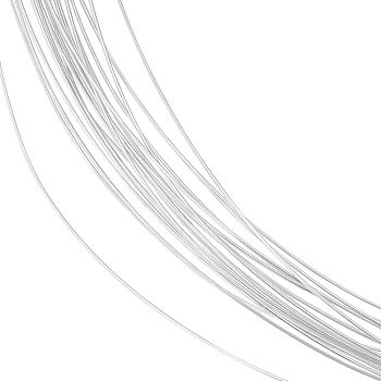1Pc 999 Fine Silver Sterling Silver Wire, Round, for Rings Bangles Jewelry Making, 1 Sheet Double Sided Suede Fabric Silver Polishing Cloth, Silver, 32 Gauge, Wire: 0.2mm, about 16.40 Feet(5m)/pc