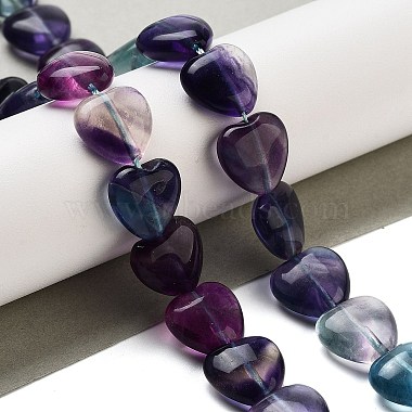 Natural Colorful Fluorite Beads Strands(G-H051-A01-01)-2