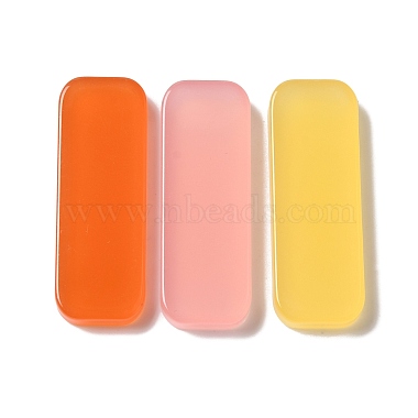 Mixed Color Rectangle Cellulose Acetate Cabochons