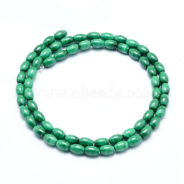 Chapelets de perles en malachite naturelle(G-D0011-09A)-2
