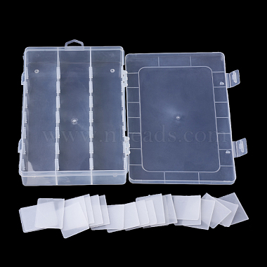 Recipientes de almacenamiento de abalorios de plástico(CON-Q026-03A)-2