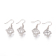 Natural Quartz Crystal Dangle Earrings(EJEW-K080-A04)-1