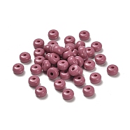 Opaque Acrylic Column Beads, Pale Violet Red, 7x4mm, Hole: 1.8mm(SACR-B007-01C)