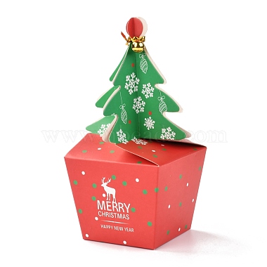 クリスマステーマ紙折りギフトボックス(CON-G012-02B)-4