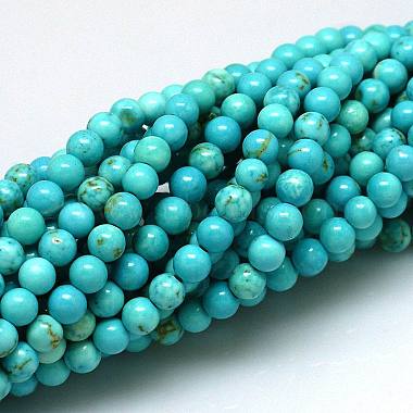 Natural Howlite Beads Strands(X-TURQ-G103-10mm-01)-3