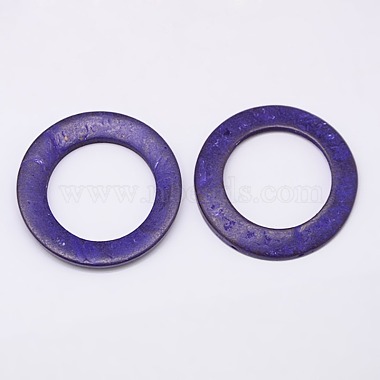 Dyed Wood Jewelry Findings Coconut Linking Rings(COCO-O006A-M)-2