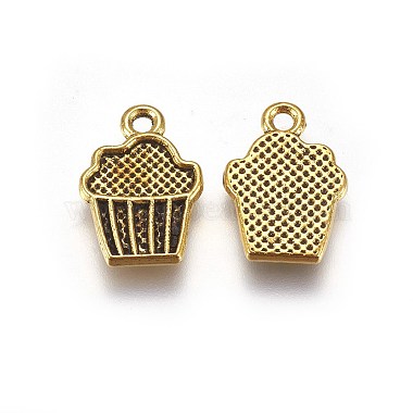 Antique Golden Food Alloy Charms