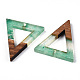 pendentifs en résine transparente et bois de noyer(RESI-ZX017-22)-2