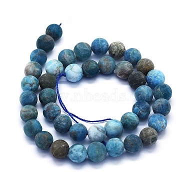 Natural Apatite Beads Strands(G-E561-03-10mm)-2