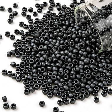 Gray Round Glass Beads