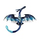 Dragon Alloy Rhinestone Brooches(JEWB-K018-08AS-03)-1