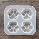 Paw Print Shape Food Grade Silicone Molds(DIY-F147-02)-2