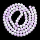 Two Tone Opaque Baking Painted Glass Beads Strands(DGLA-Q027-8mm-02)-2