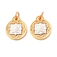 Brass Charms(KK-CBA25B2-11G)-1