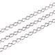 304 Stainless Steel Curb Chains(CHS-L001-56-0.3mm)-1