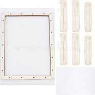 Basswood Assembled Paper Making Frame, with Gauze, Rectangle, Blanched Almond, finished product: 400x300mm(DIY-WH0308)