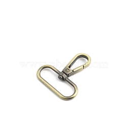 Alloy Swivel Clasps, Brushed Antique Bronze, 50mm(PW-WG53CBE-06)