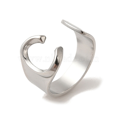 Non-Tarnish 201 Stainless Steel Finger Rings(RJEW-H223-04P-C)-3