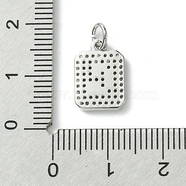 Rack Plating Brass Micro Pave Clear Cubic Zirconia Charms(KK-G501-01G-P)-3