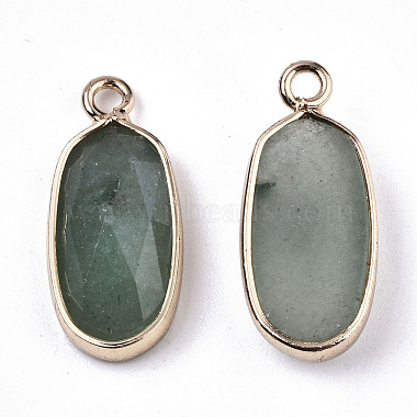 Natural Green Aventurine Pendants(G-N326-45E)-2