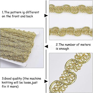 Metallic Polyester Ribbon(OCOR-WH0065-07A)-4