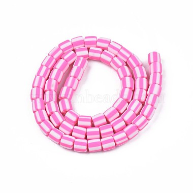 Handmade Polymer Clay Bead Strands(CLAY-T020-12E)-2