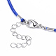 воском хлопка ожерелье шнура решений(MAK-S032-1.5mm-B06)-4