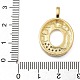 Brass Micro Pave Cubic Zirconia Pendants(KK-B126-02G-O)-3