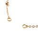 Handmade Brass Satellite Chain Bracelets Making Accessories(AJEW-JB01025-02)-3