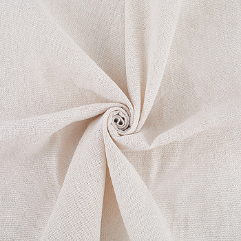 Rectangle Cotton Linen Fabric, Clothing Accessories, White, 500x1500x0.5mm