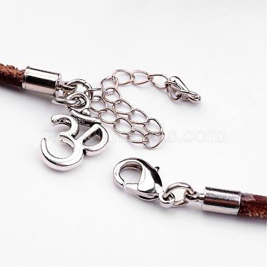 Three Loops Leather Wrap Bracelets(BJEW-JB02516)-2