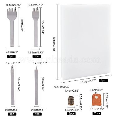 Herramienta perforadora para manualidades de cuero nbeads(TOOL-NB0001-67)-2