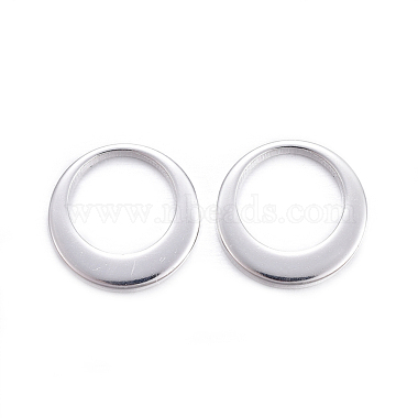 Silver Ring Stainless Steel Charms