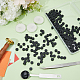 200Pcs Octagon Sealing Wax Particles with 1Pc Stainless Steel Spoon and 3Pcs Flat Round Candles and 1Pc Iron Beading Tweezers(DIY-CP0009-31)-4