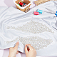 Tube Beaded  Embroidered Long Floral Shirt Sticker Costume Accessories(FIND-WH0152-164)-3