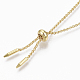 Adjustable Brass Slider Bracelets Making(KK-T059-01G-NF)-3