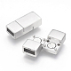 304 Stainless Steel Magnetic Clasps with Glue-in Ends(X-STAS-G143-94A)-2