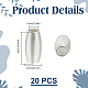 20pcs 925 perle en argent sterling(STER-DR0001-27)-2