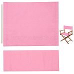 Cloth Chair Replacement, with 2 Wood Sticks, for Director Chair, Makeup Chair Seat and Back, Pearl Pink, 530x200x4.5mm(DIY-WH20004-12A-1)