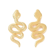 Ion Plating(IP) 304 Stainless Steel Cabochons, Snake, Golden, 32.5x15x2mm(STAS-F293-51G)