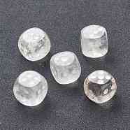 Natural Quartz Crystal Cabochons, Rock Crystal Cabochons, Dice, 15x15x15mm(G-M378-02M)