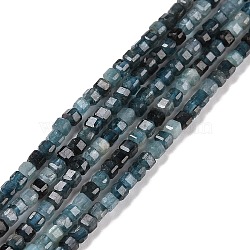 Natural Tourmaline Beads Strands, Faceted, Cube, 2.5x2.5x2.5mm, Hole: 0.5mm, about 186~188pcs/strand, 15.16~15.35 inch(38.5~39cm)(G-C009-B10)